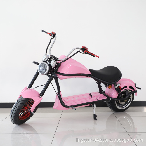 2022 New Electric Motorcycle 2 Wheel Electric Scooter Citycoco With EEC Made In China
